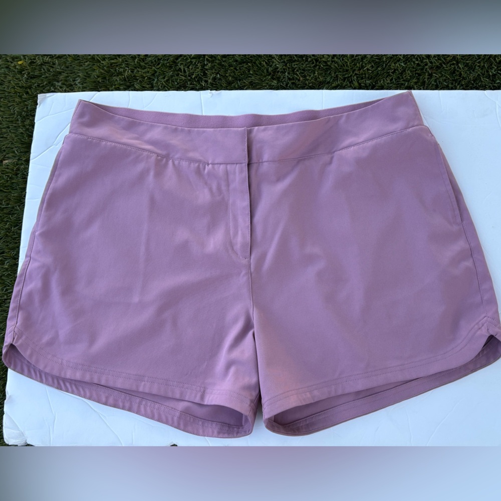PUMA Women's Lavender Athletic Shorts Size Size XXL